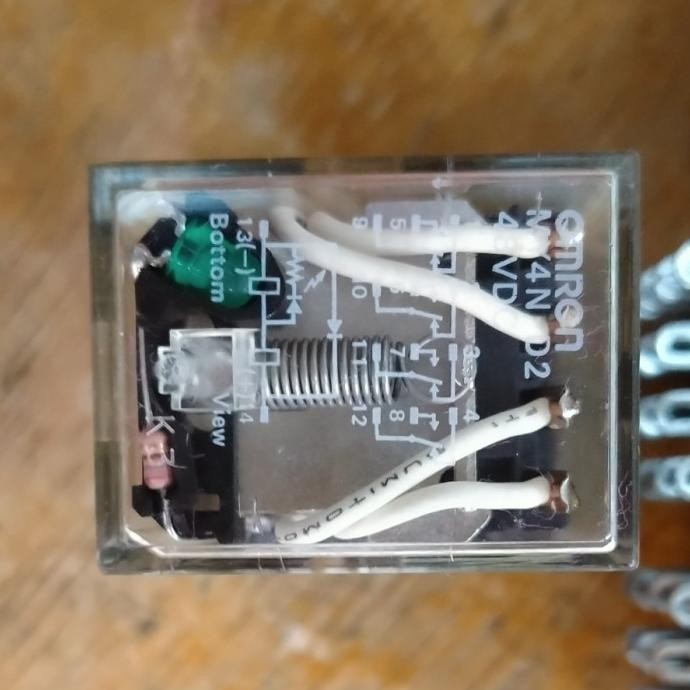 รีเลย์ My4N-D2 48Vdc Omron Polarity จัดส่งฟรี