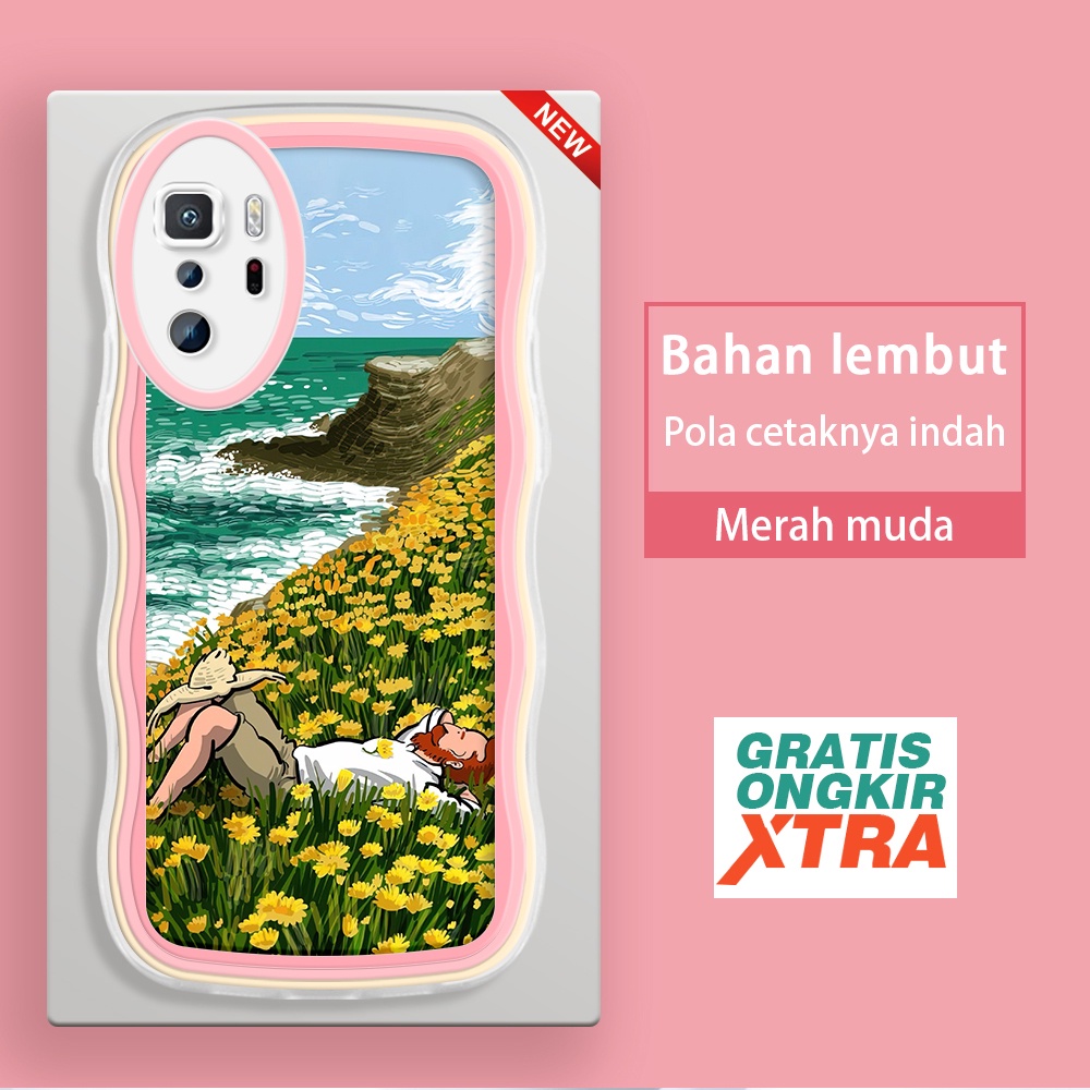 Xiaomi MI POCO M3 C40 X3 M5 M4Pro M5S M3 F4 Pro GT NFC 5G INS Van Gogh ภาพวาดสีน้ํามัน Beach Kesing 