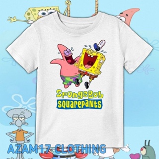 เสื้อยืด พิมพ์ลาย Spongebob Squarepants Patricks สําหรับเด็กผู้ชาย และเด็กผู้หญิง