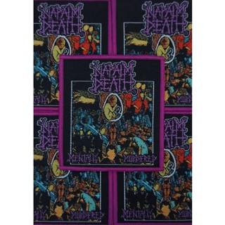 แผ่นแพทช์ NAPALM DEATH VI Mentally Murdered