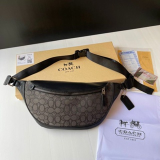 Coach WAISTBAG กระเป๋าคาดอกผู้ชาย นําเข้า พร้อมส่ง 5 สี ฟรีกล่อง