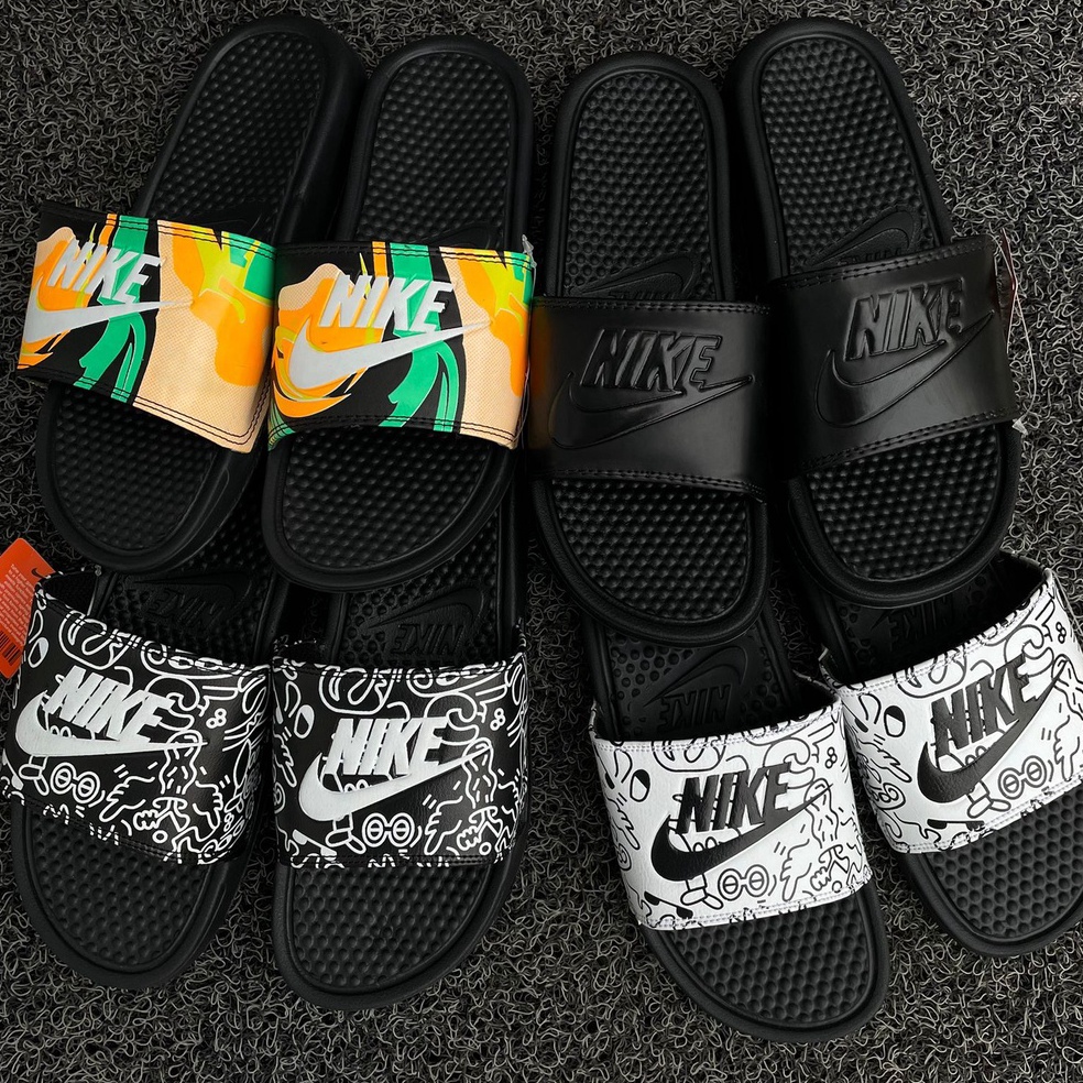 ราคาพิเศษ รองเท้าแตะ nike สําหรับผู้ชายและผู้หญิง nike benassi ผลิตในรองเท้าแตะสไลด์อินโดนีเซีย