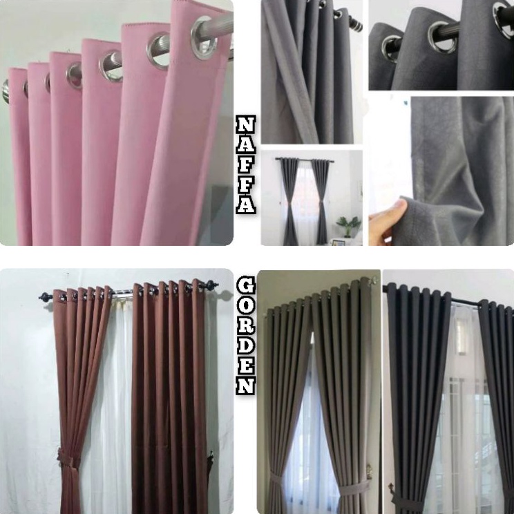 ZNB9149 BLACKOUT CURTAINS/THICK CURTAINS, PLAIN CURTAINS/PREMIUM CURTAINS/MINIMALIST CURTAINS