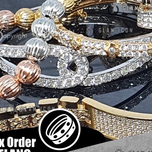 [Q88-✔> สร้อยข้อมือ Shopee Live Glamicon Fix Order☆..