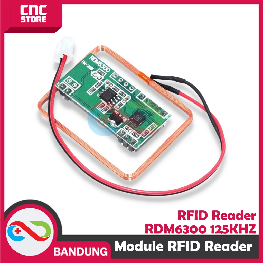 โมดูล READER RFID RDM6300 125KHZ