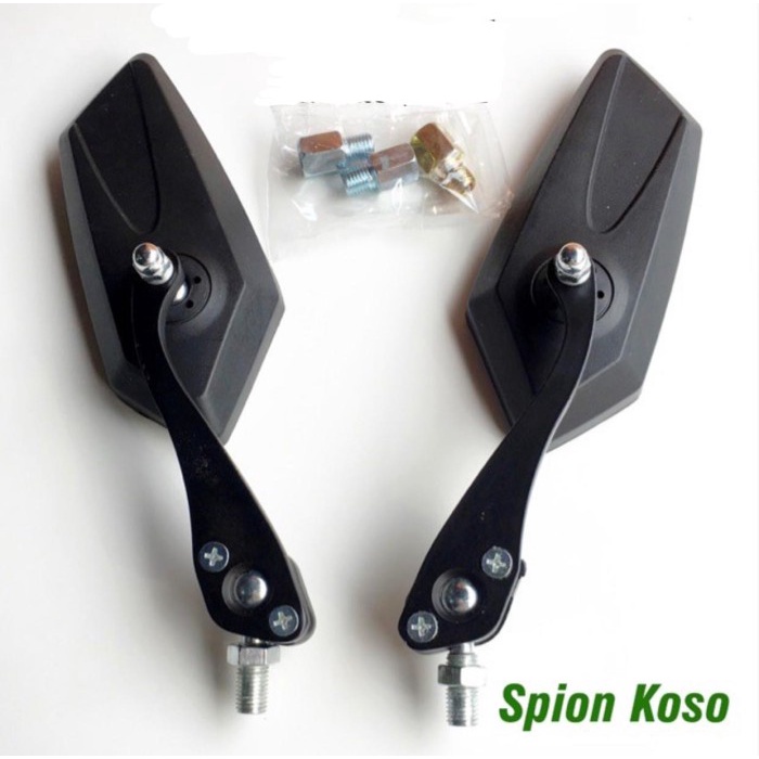 Universal KOSO RIZOMA ELLISSE IRON Stalk MOTORCYCLE MIRRORS