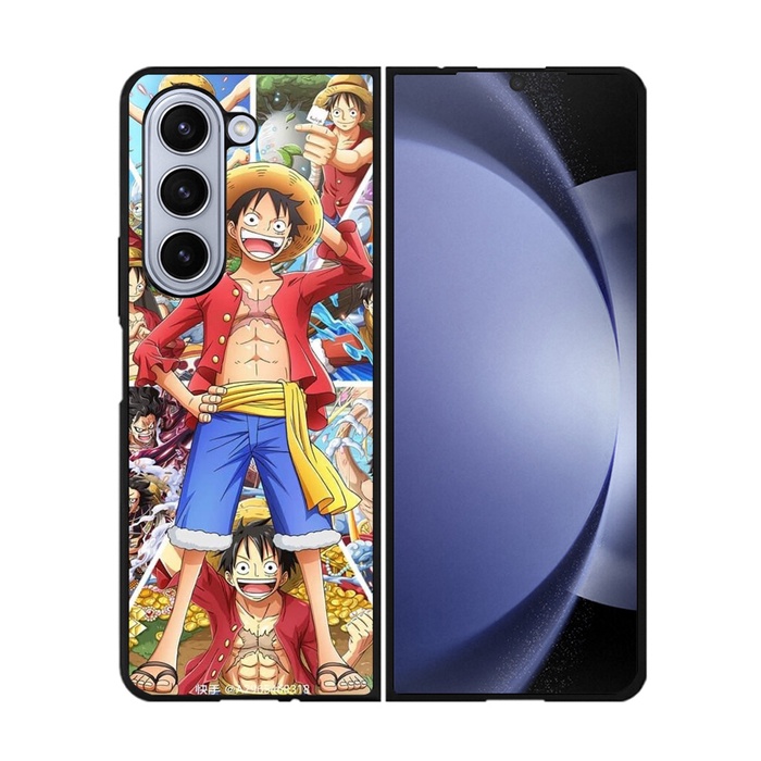 Case Casing Softcase Hardcase Samsung Galaxy Z Fold 5 5G One Piece Luffy Monkey AO0072