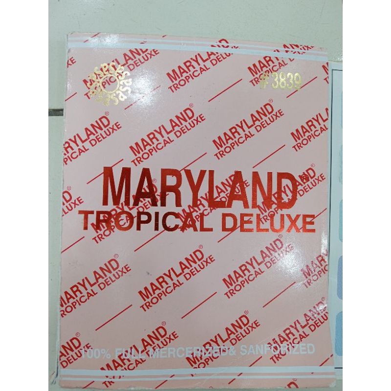 Maryland TROPICAL DELUXE MATERIALS/FABRIC