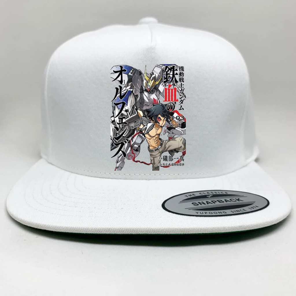 กันดั้มเหล็ก Bloody orphan Barbatos อะนิเมะหมวก Snapback