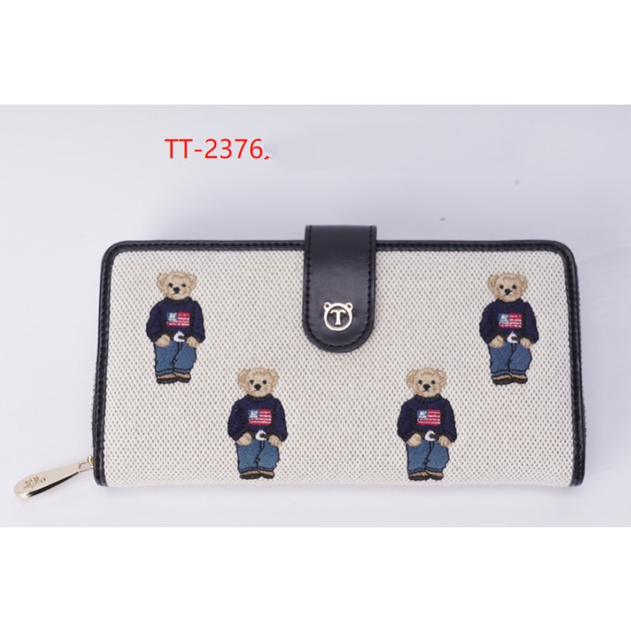 Ttwn Bear Original TT2376 กระเป๋าสตางค์ ใบยาว สําหรับผู้หญิง TTWNBEAR