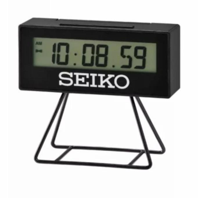 Seiko Limited QHL092K QHL092K QHL092 นาฬิกาตั้งโต๊ะ ของแท้ สีดํา