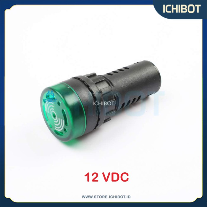 HIJAU 12V DC สีเขียว AD16-22SM Buzzer นาฬิกาปลุก AD16 22SM ตัวบ่งชี้