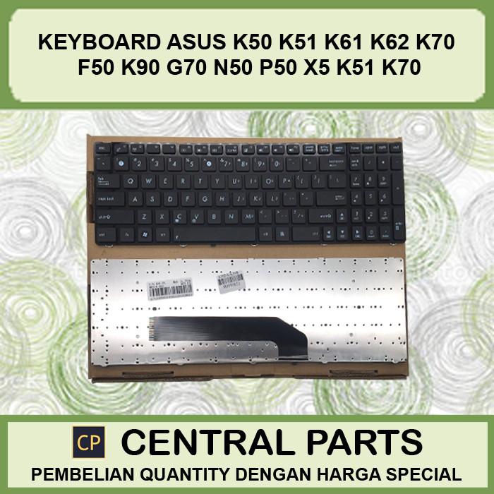 Asus K50 K51 K61 K62 K70 F50 K90 G70 N50 P50 X5 K51 K70 แป้นพิมพ์แล็ปท็อป