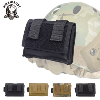 Sinairsoft ยุทธวิธีที่ถอดออกได้หมวกกันน็อคน้ําหนักกระเป๋ากลา…