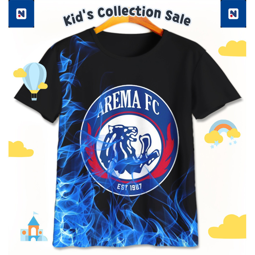 Indo Football Club Kids T-Shirt v4 เสื้อสโมสรฟุตบอลอินโดนีเซียสําหรับเด็ก การพิมพ์ 3D สําหรับเด็กอาย