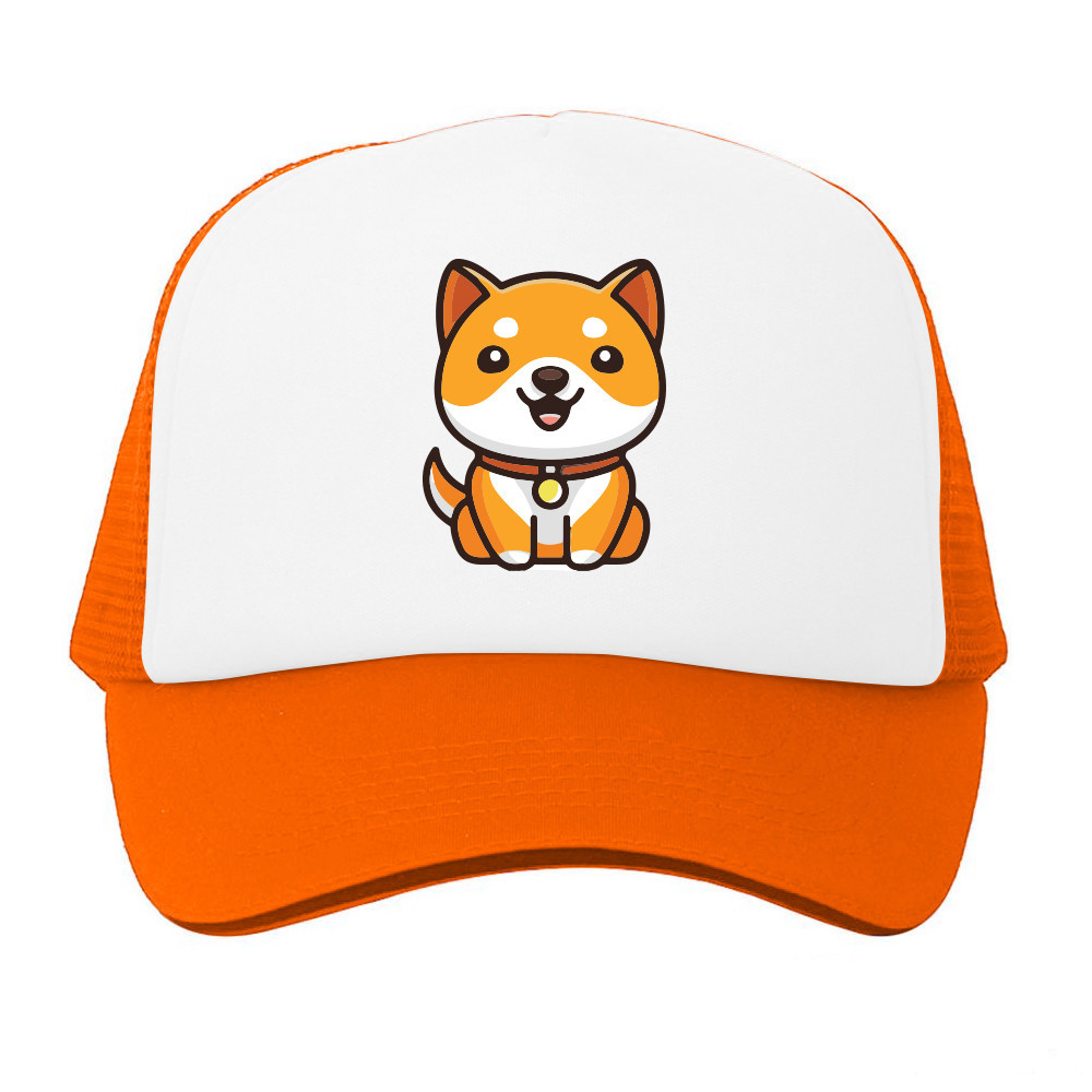 หมวก Camo Trucker Crypto Meme Coin Baby Doge