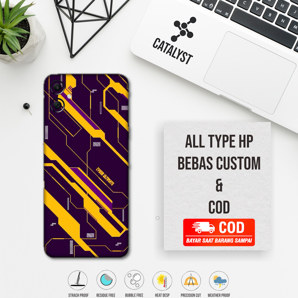 Samsung a05 full body Skin - ซื้อ 1 แถม 2 - cyberpunk ultimate Code 8C2W