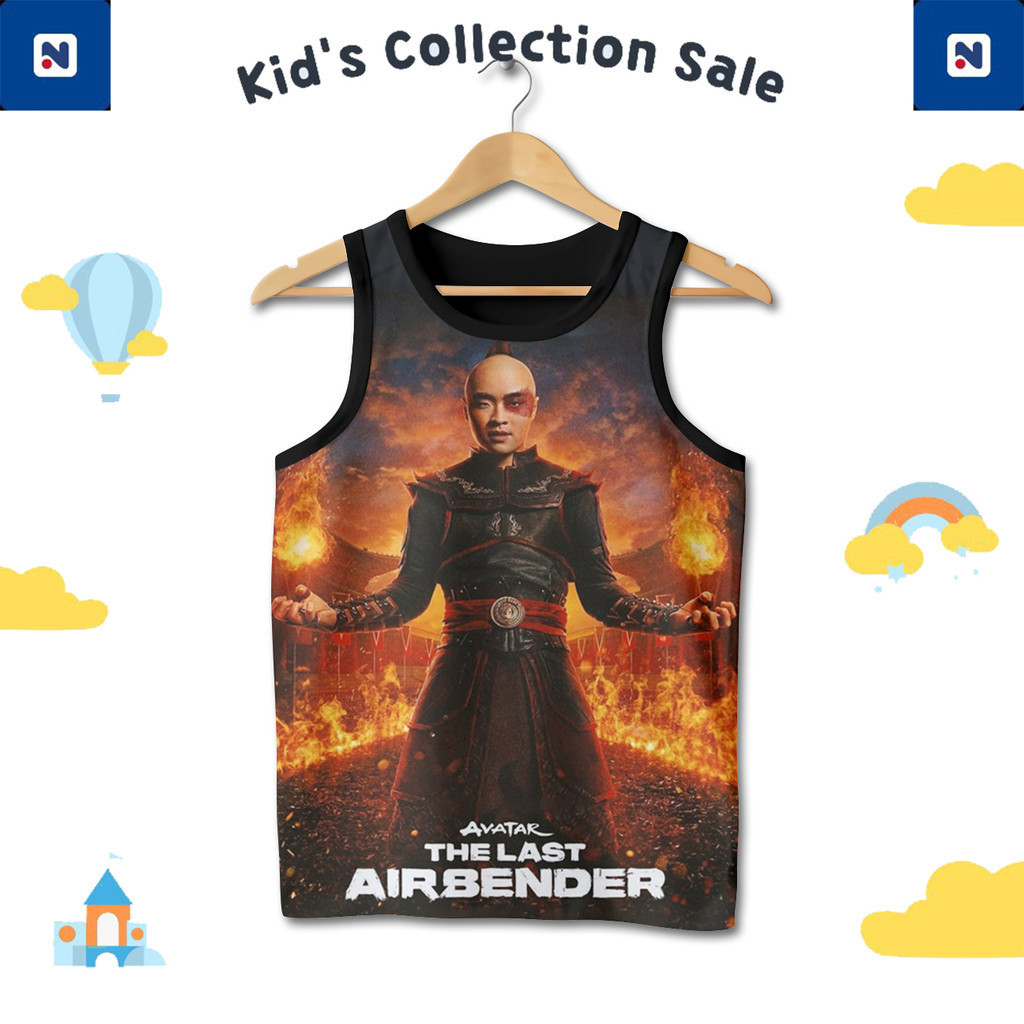 Avatar v3 เสื้อกล้ามเด็ก 3D การพิมพ์ Avatar ภาพเคลื่อนไหวเด็ก FIlm เสื้อกล้ามสําหรับอายุ 1-12 ปี - N