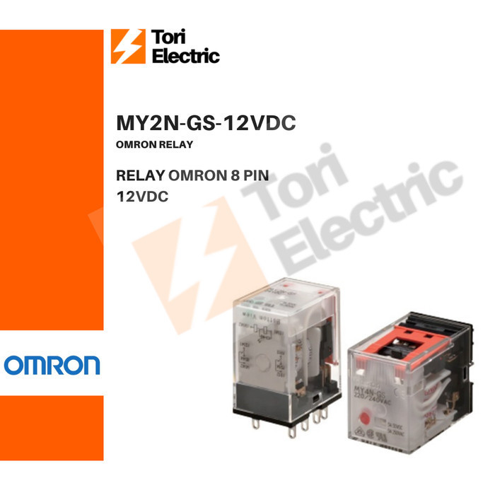 รีเลย์ Omron My2N-Gs-12Vdc My2N Gs 12V ของแท้ 100%