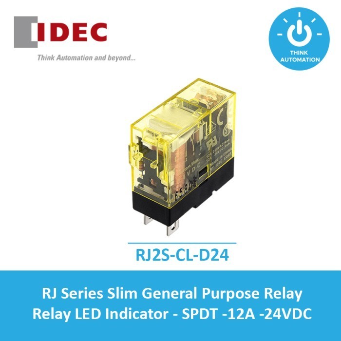 รีเลย์ Idec Slim Power 24V Dc Rj2S-Cl-D24