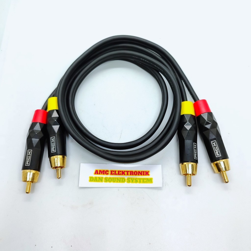 RCX ยี่ห้อ 2-WAY สาย RCA INPUT คุณภาพดี RCA JACK