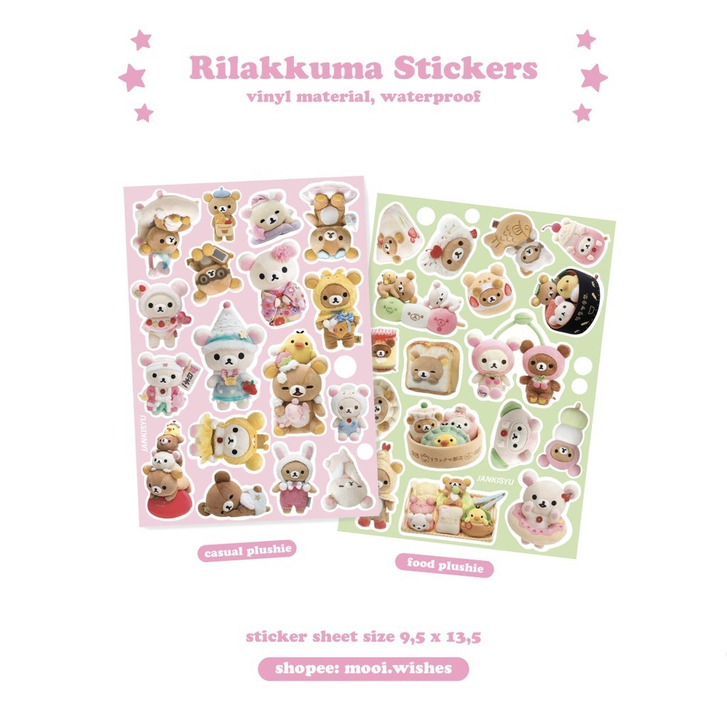 Rilakkuma Sticker Deco Japan Mobile Laptop Journaling Penpal