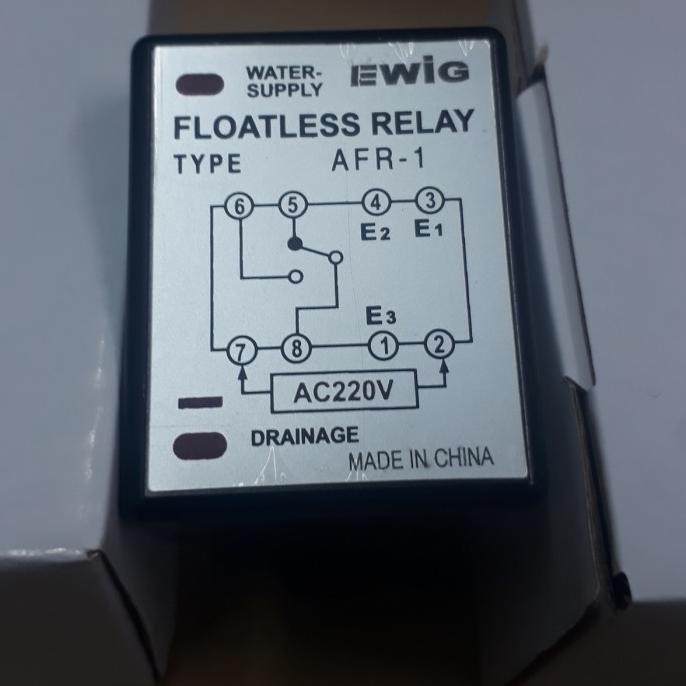 Ewig Floatless Control Relay 220Vac Afr1 / Wlc Relay 1Set Socket Limited