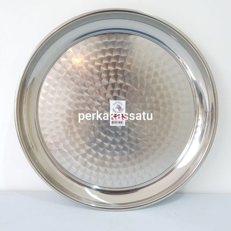 ROUND TRAY 20" 20 นิ้ว ZEBRA THAILAND STAINLESS