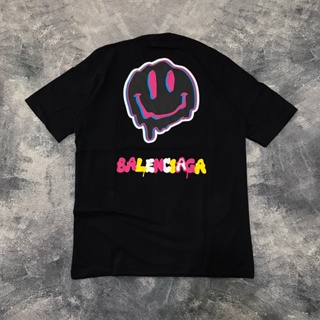 เสื้อยืด พิมพ์ลาย Balenciaga Smile สําหรับผู้ชาย