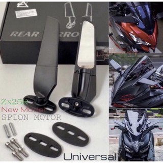 กระจกมองหลัง แบบสากล สําหรับรถจักรยานยนต์ Ninja Cbr R15 R25 THE BEST Product 2023 2024