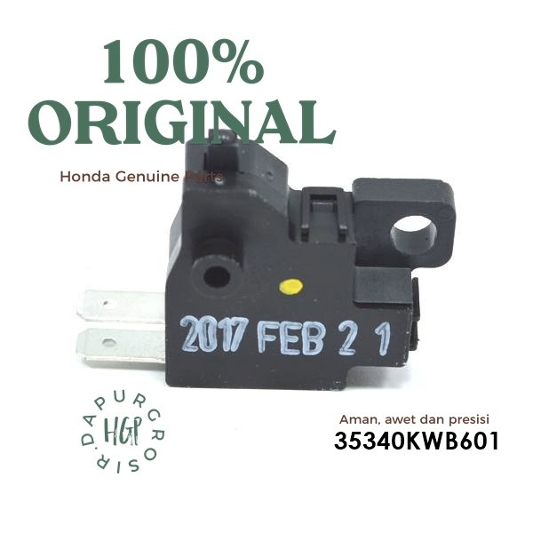 คาร์บูเรเตอร์ใบมีดสวิตช์เบรคหน้า, สวิตช์ Fr Stop Assy Original AMM - 35340KWB601