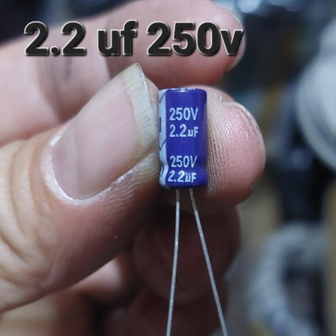 ( 2.2Uf 250V ) Elko Elco 2.2Uf 2.2Micro 2.2 Uf Micro 250 200 V โวลต์