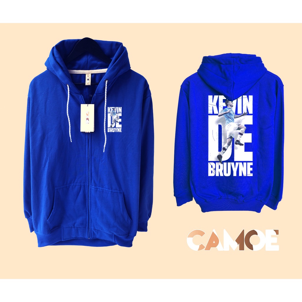 Kevin De Bruyne เสื้อแจ็คเก็ตมีฮู้ดมีซิป