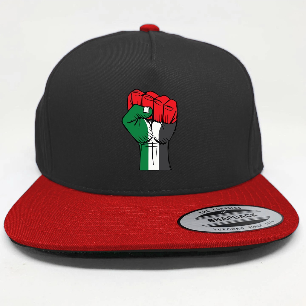 Palestine Flag หมวก Snapback กําปั้นมือหัว