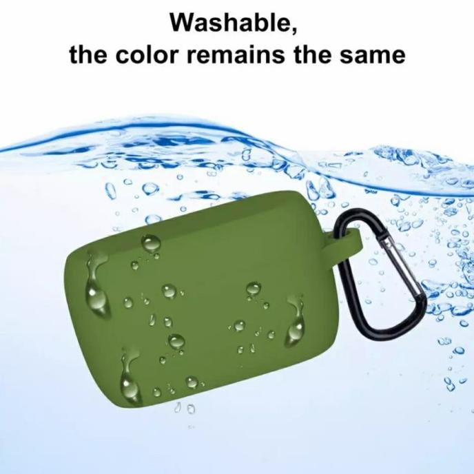 Jabra Elite 3 Case Cover Pouch Silicone - สีขาว