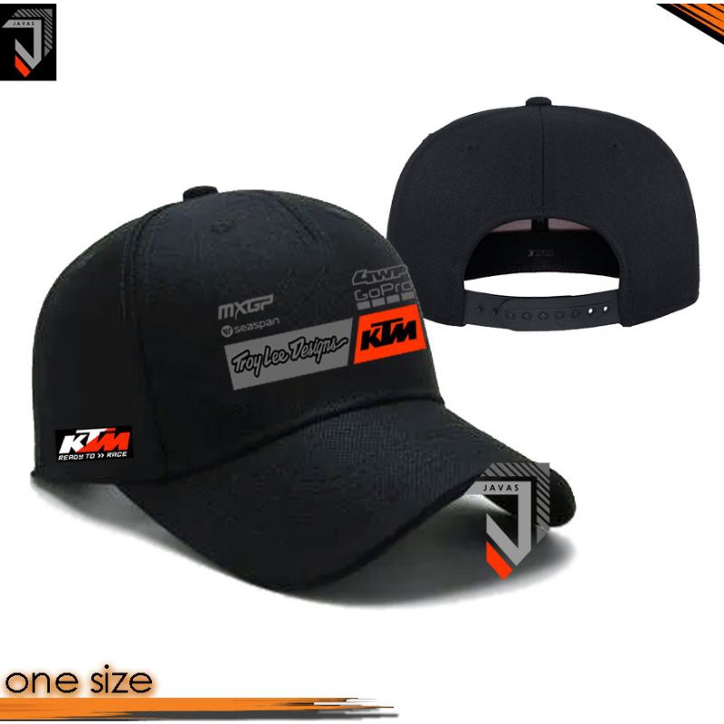 Troy ktm Racing trucker หมวกเบสบอลวิบากสําหรับผู้ใหญ่