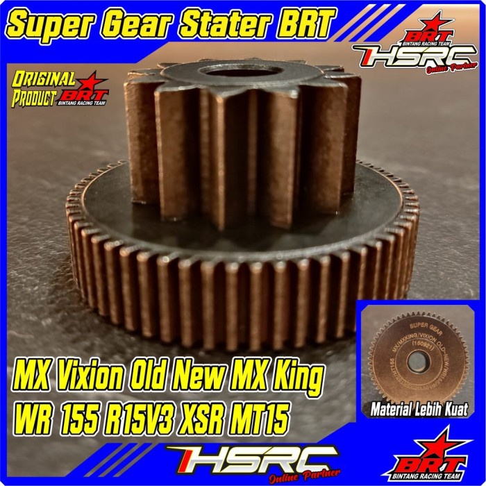 สตาร์ทเตอร์ Brt Jupiter Mx Njmx Gear Starter Mt15 Double Gear All R15V3
