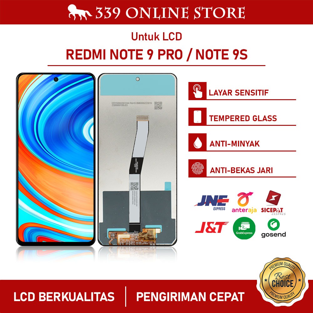 หน้าจอสัมผัส Lcd Redmi Note 9S Note 9 Pro จัดส่งฟรี