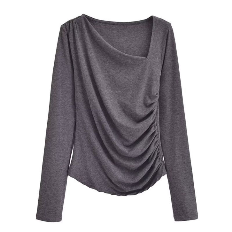 เสื้อ Curve สีเทา 73636