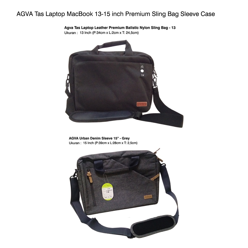 กระเป๋าใส่แล็ปท็อป ขนาด 13-15 นิ้ว พร้อมสายสะพาย ระดับพรีเมี่ยม สําหรับ Agva MacBook