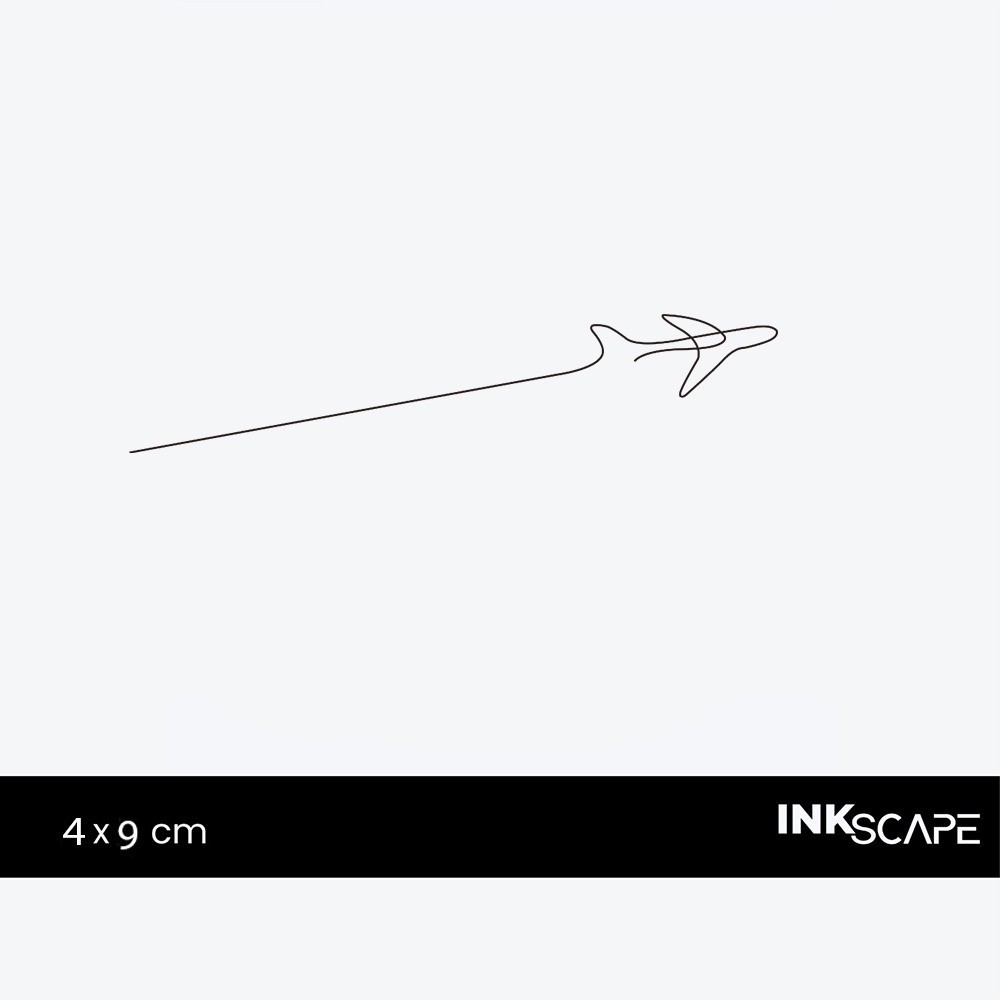 Inkscape รอยสักกึ่งถาวร 40x90 - F12