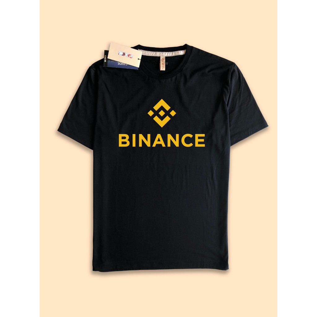 เสื้อยืดโลโก้ CAMOE Crypto Binance Exchange