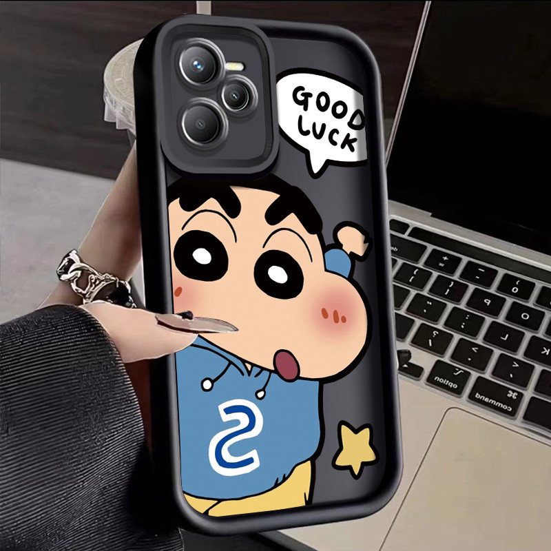 Hp Realme C35 Realme Narzo 50A Prime Case Crayon Shin-chan Animationรูปแบบโทรศัพท์มือถือเคสซิลิโคนเค