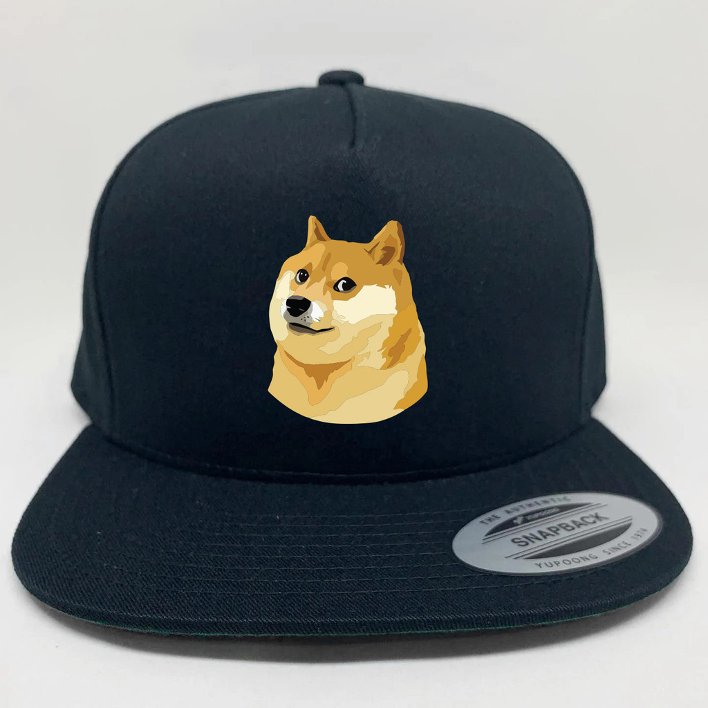 หมวก Camo Snapback Crypto Meme Coin Doge Coin