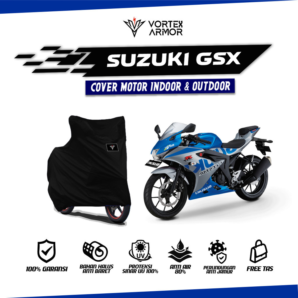 ผ ้ าคลุมรถจักรยานยนต ์ Suzuki GSX All Type/Suzuki GSX ผ ้ าคลุมรถจักรยานยนต ์ /Suzuki GSX R150 S150 R1000R ฯลฯ