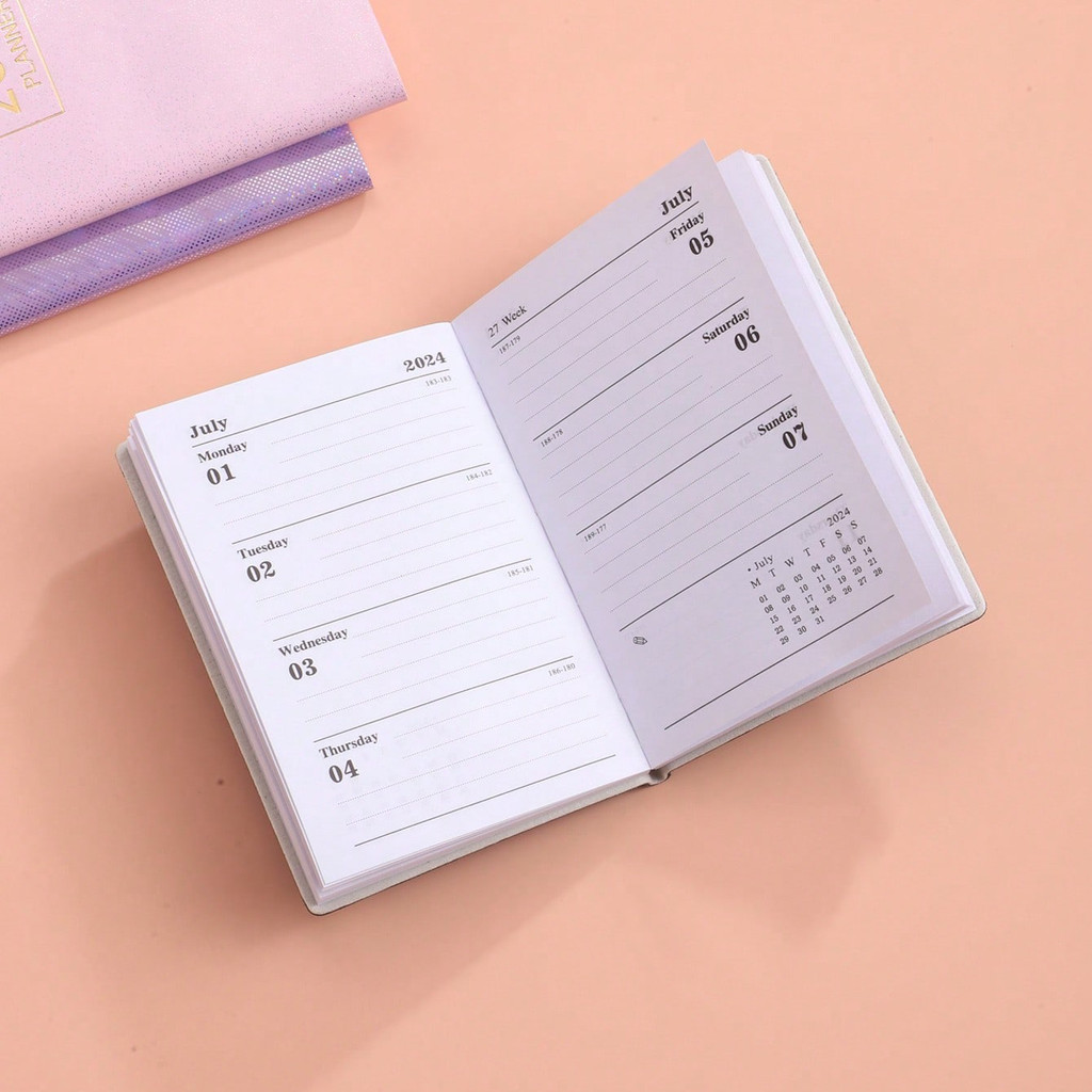 2024 Notebook Planner 365 Days Glitz A7 - MK20