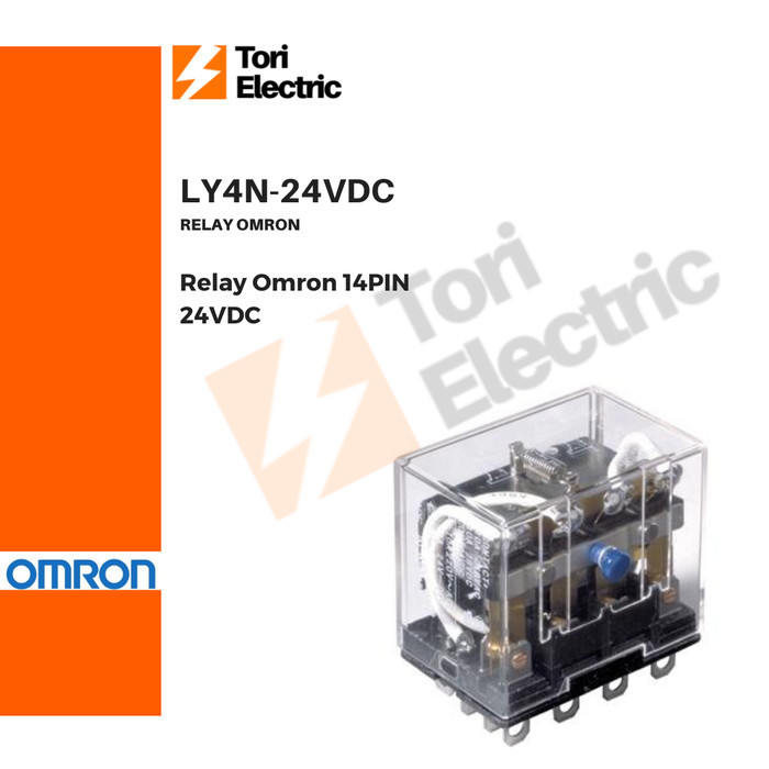Restock รีเลย์ Omron Ly4N-24Vdc Ly4N 24Vdc ของแท้ 100%