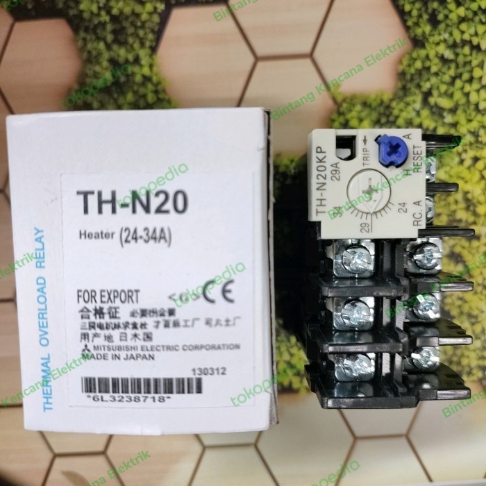 สําหรับรีเลย์โอเวอร์โหลดความร้อน Tor Mitsubishi Th-N20 24A-34A Th20 Mitsubishi ประหยัด