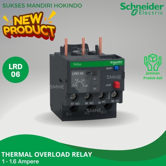 สําหรับ Lrd06 Lrd 06 รีเลย์โอเวอร์โหลดความร้อน Schneider Tesys Original Sni