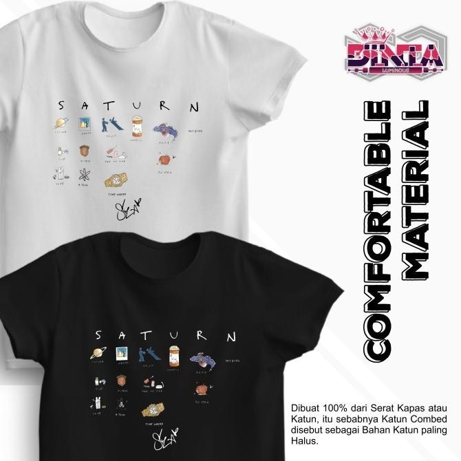 Distro Dinta Luminous Saturn Sza T เสื้อสําหรับผู้ชายและผู้หญิง